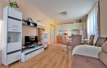 Слънчев бряг, Какао бийч, обзаведен тристаен с гледка басейн, Месембрия Палас (Messembria Palace)