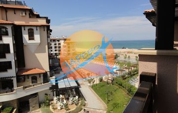 Лозенец, Оазис Бийч Клуб, двустаен обзаведен с прекрасна гледка градина и море, Oasis Beach Club, Lozenets.