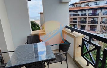 Лозенец, Оазис Бийч Клуб, двустаен обзаведен с прекрасна гледка градина и море, Oasis Beach Club, Lozenets.