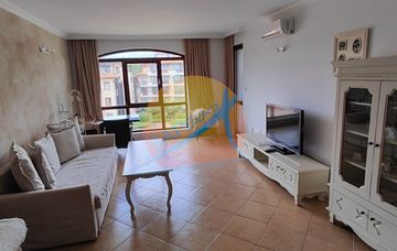 Лозенец, Оазис Бийч Клуб, двустаен обзаведен апартамент с прекрасна гледка градина, Oasis Beach Club, Lozenets.