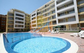 Слънчев бряг, обзаведено студио с гледка басейн, Сънсет бийч 2 (Sunset Beach 2)