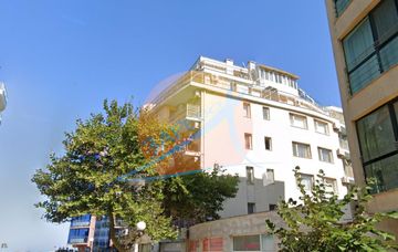 Поморие,  тристаен с голяма тераса и гледка море, без такса поддръжка, Акт 16,  ул. Поп Сава Катрафилов,