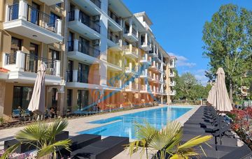 Слънчев бряг, обзаведен нов двустаен мезонет с гледка басейн, Емилия Романа Парк (Emilia Romana Park)